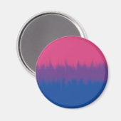 Bisexual Flag Magnet (Vorderseite/Rückseite)