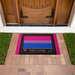 Bisexual Flag & Pride Community House mats / LGBT Fußmatte