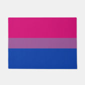 Bisexual Flag & Pride Community House matt / LGBT Fußmatte (Vorderseite)