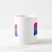 BISEXUAL FLAG WAVING KAFFEETASSE (Mittel)