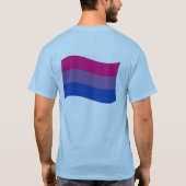 BISEXUAL FLAG WAVING T-Shirt (Rückseite)