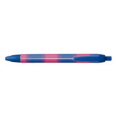 Bisexual Flag Wide Strip Pen Kugelschreiber (Rückseite)