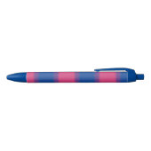 Bisexual Flag Wide Strip Pen Kugelschreiber (Oberseite)