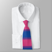 Bisexual Flag Wide Stripe Neck Tie Krawatte (Gebunden)
