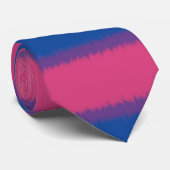 Bisexual Flag Wide Stripe Neck Tie Krawatte (Gerollt)