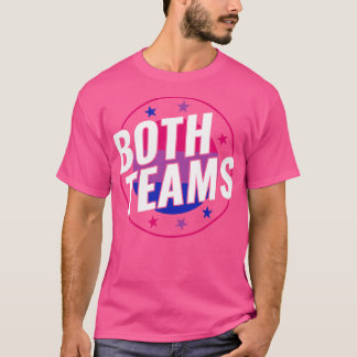 Bisexual Funny Bi zwei Teams LGBT T-Shirt