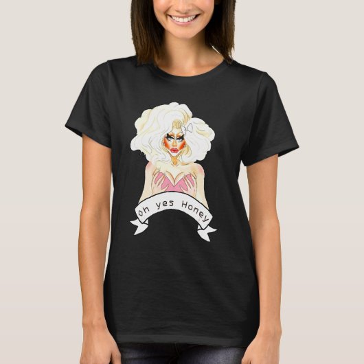Bisexual Gay Que Bi Trans Lgbtq Drag Queen Oh T-Shirt (Vorderseite)