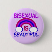 Bisexual ist schön button (Vorderseite)