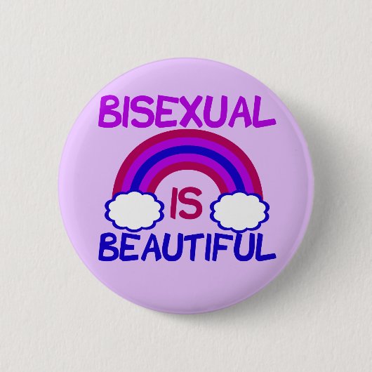 Bisexual ist schön button (Vorderseite)