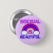 Bisexual ist schön button (Vorne & Hinten)