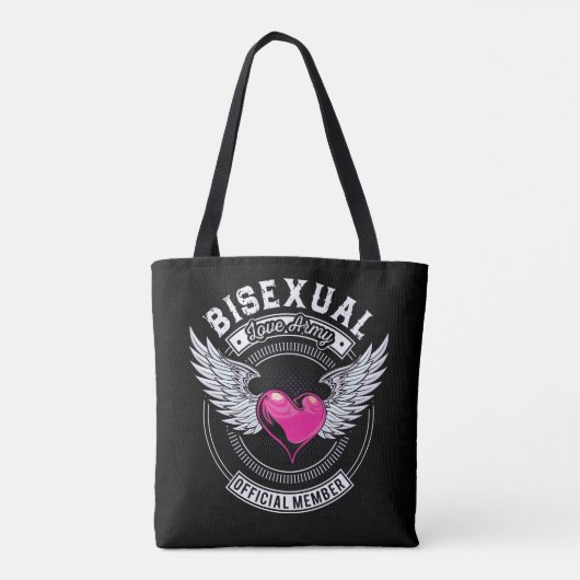 Bisexual-Liebe-Armee-Taschen-Tasche Tasche (Rückseite)