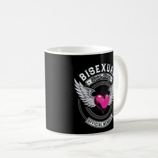 Bisexual-Liebe-Armee-Tasse Kaffeetasse (VorderseiteRechts)