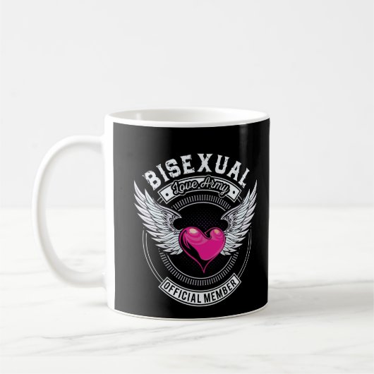 Bisexual-Liebe-Armee-Tasse Kaffeetasse (Links)