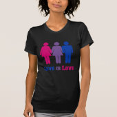 Bisexual-Liebe ist Liebe T-Shirt (Vorderseite)