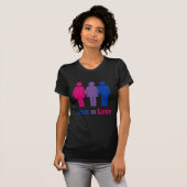 Bisexual-Liebe ist Liebe T-Shirt (Vorne ganz)