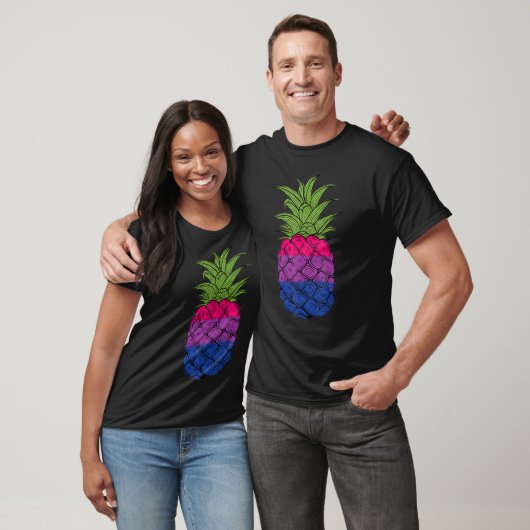 Bisexual Pineapple Bi Pride LGBTQ Pineapple Pride T-Shirt (Unisex)