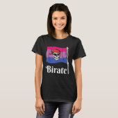 Bisexual Pirate Birate Lgbtq Lgbt Gay Pride Tee (Vorne ganz)