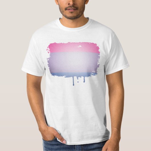 BISEXUAL PRIDE 3D-FARBEN T-Shirt (Vorderseite)