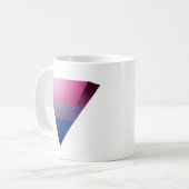 BISEXUAL PRIDE 3D TRIANGLE -.pnng Kaffeetasse (Vorderseite Links)