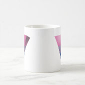 BISEXUAL PRIDE 3D TRIANGLE -.pnng Kaffeetasse (Mittel)