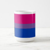 Bisexual Pride Banner Kaffeetasse (Mittel)