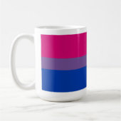 Bisexual Pride Banner Kaffeetasse (Links)