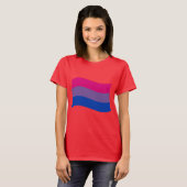 Bisexual Pride Banner T-Shirt (Vorne ganz)