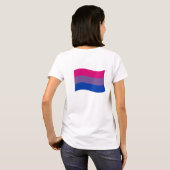 Bisexual Pride Banner T-Shirt (Schwarz voll)