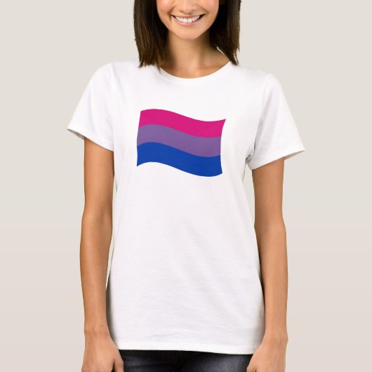Bisexual Pride Banner T-Shirt (Vorderseite)
