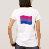 Bisexual Pride Banner T-Shirt (Rückseite)