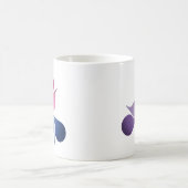 BISEXUAL PRIDE BURST -.pnng Kaffeetasse (Mittel)