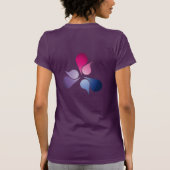 BISEXUAL PRIDE BURST T-Shirt (Rückseite)
