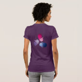 BISEXUAL PRIDE BURST T-Shirt (Schwarz voll)