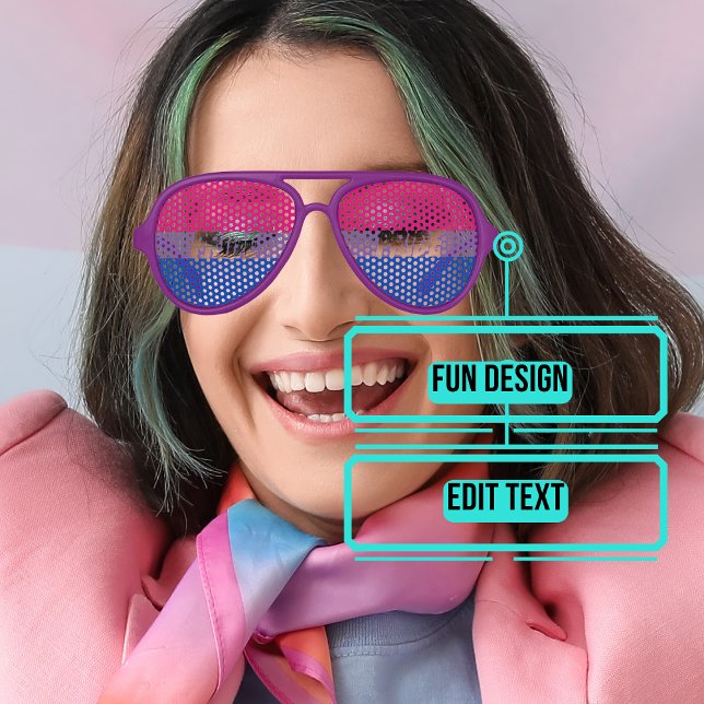 Bisexual Pride Celebration Partybrille (Please enjoy our design and see the others in the collection.)
