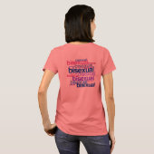 BISEXUAL PRIDE CLUSTER T-Shirt (Schwarz voll)