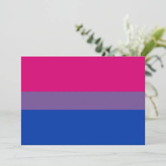 Bisexual Pride Flag (Stehend Vorderseite)
