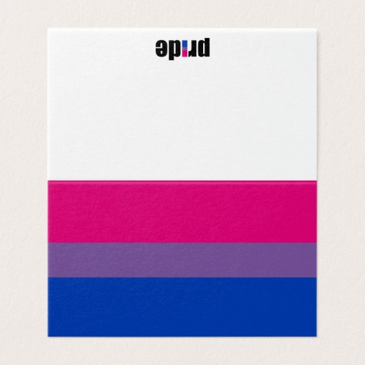 Bisexual Pride Flag (Außenseite Aufgefaltet)