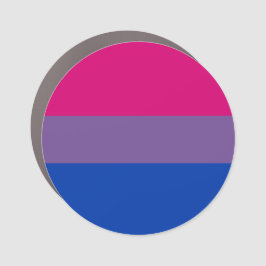 Bisexual Pride Flag Auto Magnet