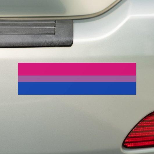 Bisexual Pride Flag Autoaufkleber (Auf Auto)