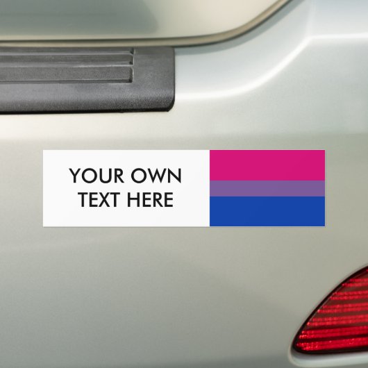 Bisexual Pride Flag Autoaufkleber (Auf Auto)