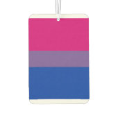 Bisexual Pride Flag Autolufterfrischer (Rückseite)