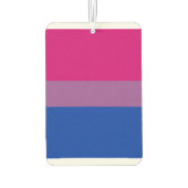 Bisexual Pride Flag Autolufterfrischer (Rückseite)