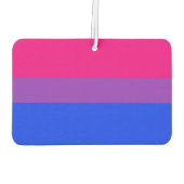Bisexual Pride Flag Autolufterfrischer (Rückseite)
