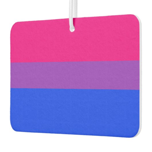 Bisexual Pride Flag Autolufterfrischer (Links)