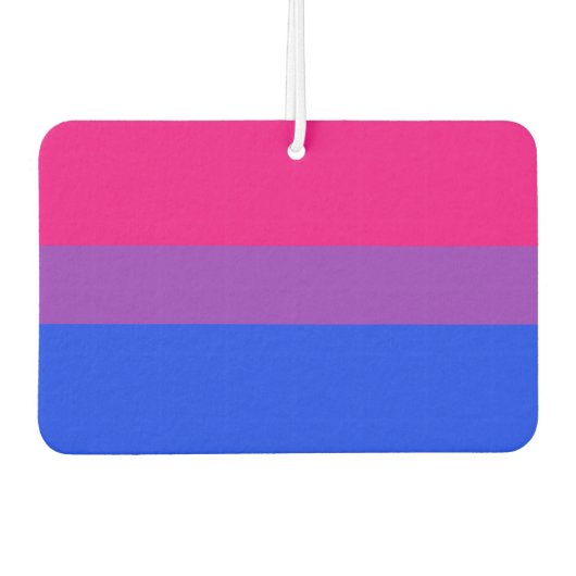 Bisexual Pride Flag Autolufterfrischer (Vorderseite)