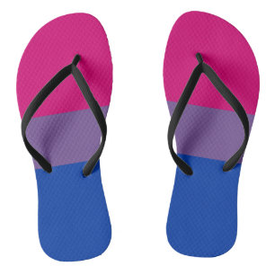 Bisexual Pride Flag Badesandalen