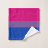 Bisexual Pride Flag Badhandtuch Set (Waschlappen)