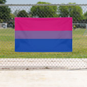 Bisexual Pride Flag Banner (Insitu)