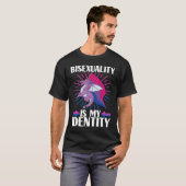 Bisexual Pride Flag Bisexual Dragon T-Shirt (Vorne ganz)
