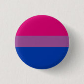 Bisexual Pride Flag Button (Vorderseite)